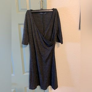 prAna blended wool midi dress